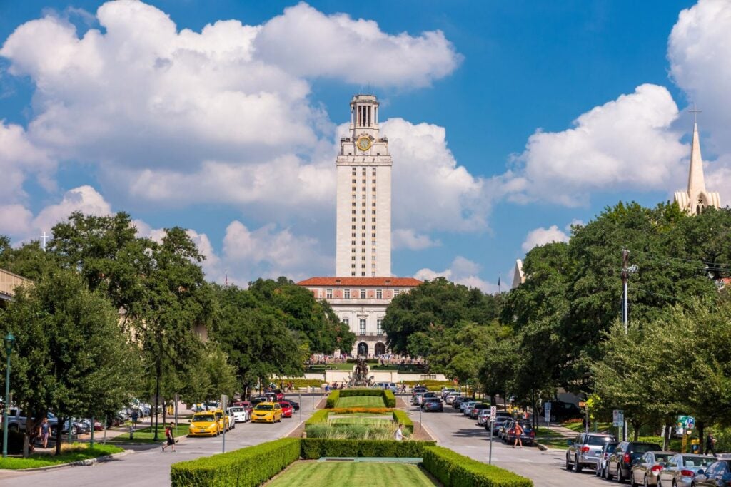 UT Tower and South Mall